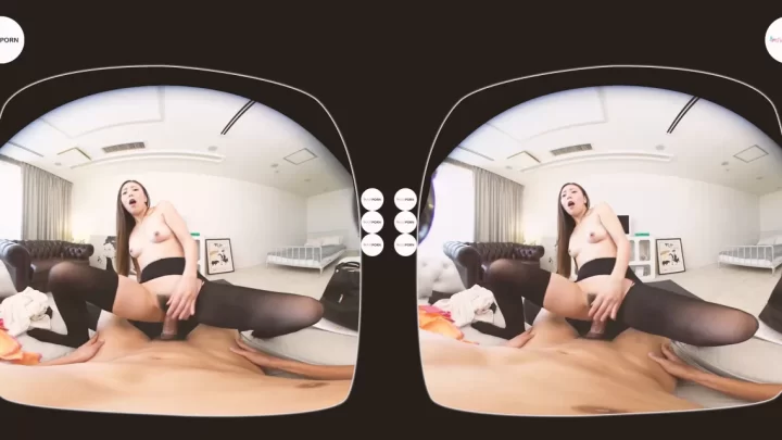 female salesman try on stockings for your wife uncensored oculus