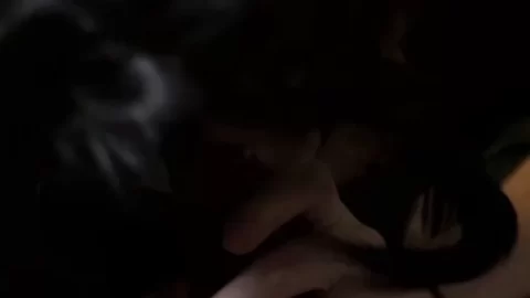 White guy gets blowjob from two black girls