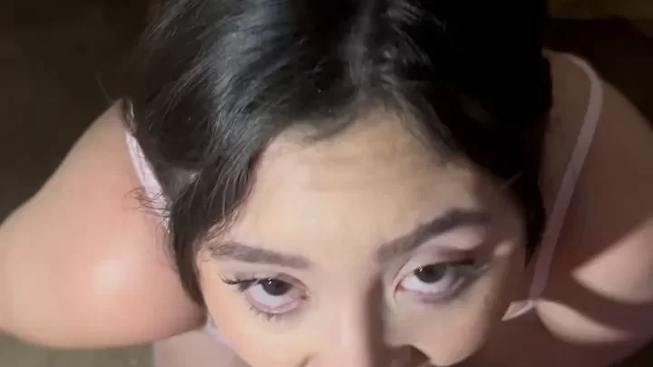 Asian Girl Oral Sex with Toy and Handjob