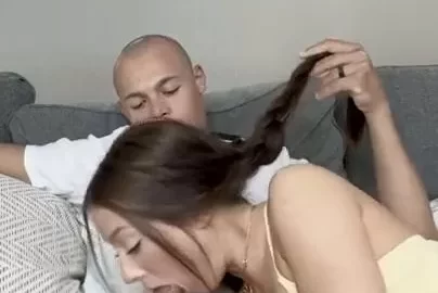 Skyiiah Getting Creampied By Her Daddy On The Couch