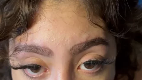 White Girl Giving a Sloppy Blowjob