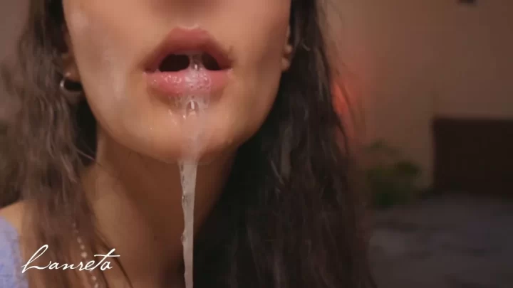 Lanreta – Too Much Sperm In Her Mouth Gorgeous Cum Load Compilation Am