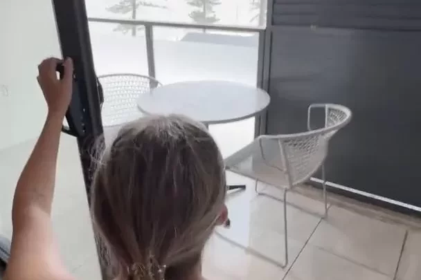 Ella Alexandra Morning Sex On The Balcony