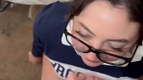 Brunette girl on girl action with a guy