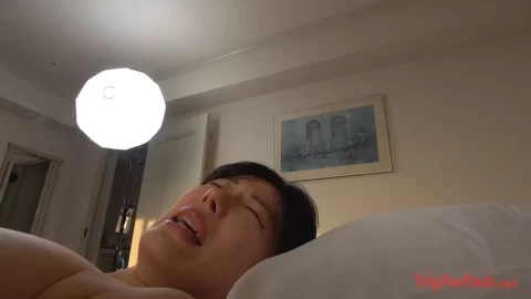 Asian Threesome Fucking and Sucking