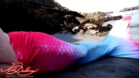 Seaside Bj With Xev Bellringer As a Mermaid