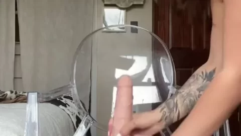 Emjayplays – Masturbates With a Dildo