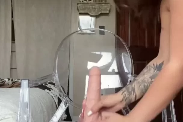 Emjayplays – Masturbates With a Dildo