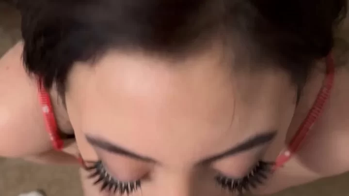 Asian Girl Oral Sex Close-up