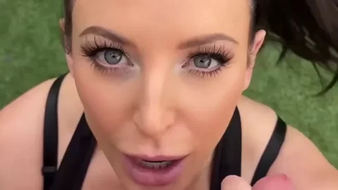 Angela White Ends Yoga For a Blowjob My Site