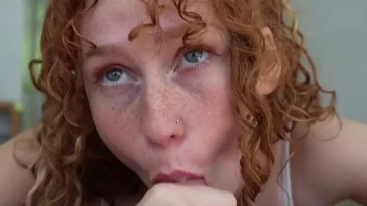 Redhead Nika Parker Gives a Blowjob Pov My Site