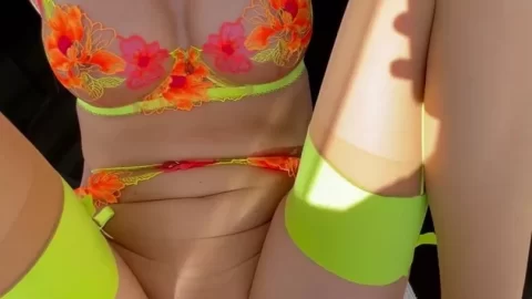 Lily Shams Anal in Neon Lingerie My Site