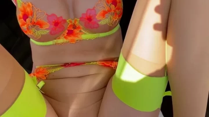 Lily Shams Anal in Neon Lingerie My Site