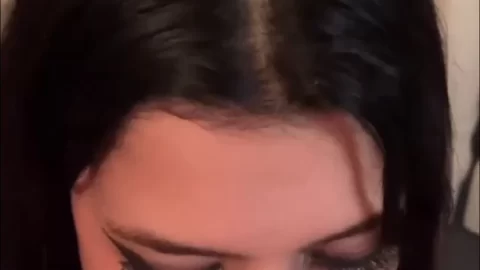 Goth Girl Blackyblack Blows a Cock My Site