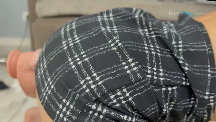 IamRose POV Upskirt Tease Amp Anal Machine Ride