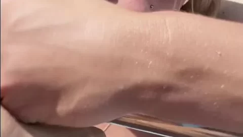 Ambie Bambii OF Pool Side Suck Fuck