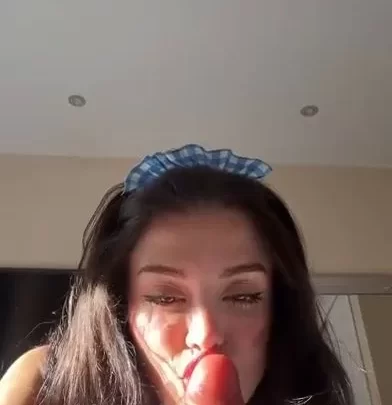 Emily Black Maid Riding Dildo POV