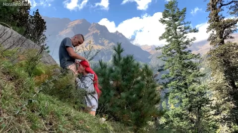 Nora Redmain – Blowjob And Doggy Fuck On Mountain Hike