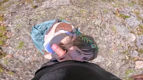 Xninjae – Hiii There My Luvvs POV Outdoor Blowjob