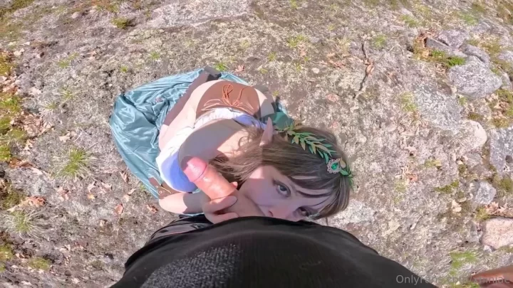 Xninjae – Hiii There My Luvvs POV Outdoor Blowjob